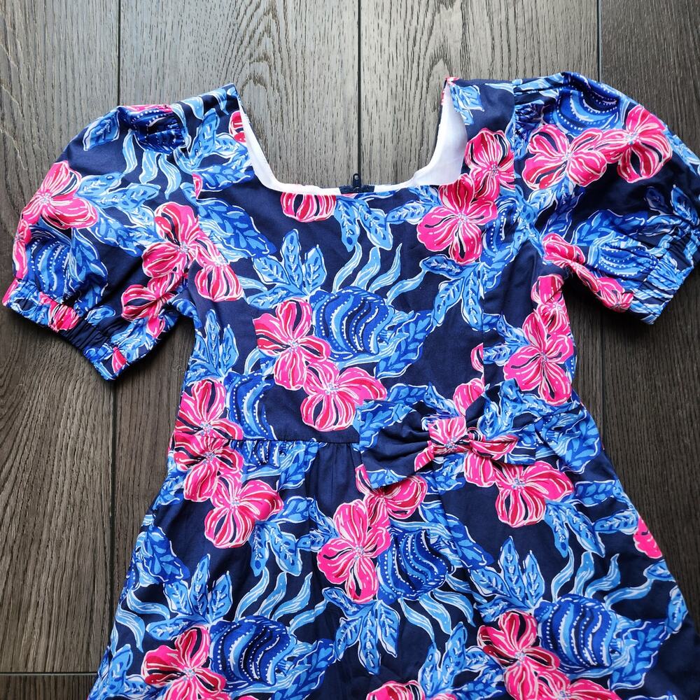 Lilly Pulitzer Girls Alannah Cotton Dress, size 5 - Picture 2 of 6